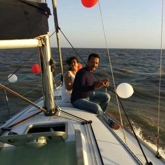 Sailing at Gateway of India, Mumbai (Jeanneau 29 Yacht)