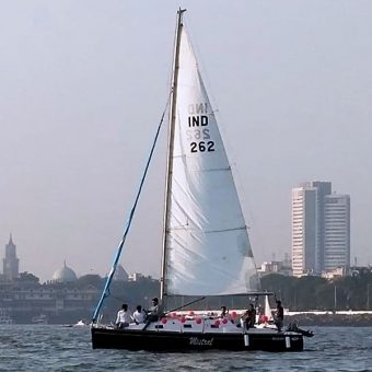 Sailing at Gateway of India, Mumbai (XS 27 Yacht)
