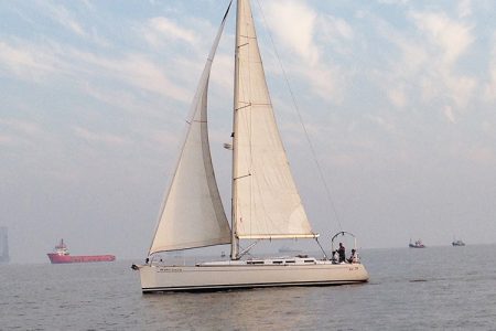 Sailing at Gateway of India Mumbai Grand Soleil 45 Yacht
