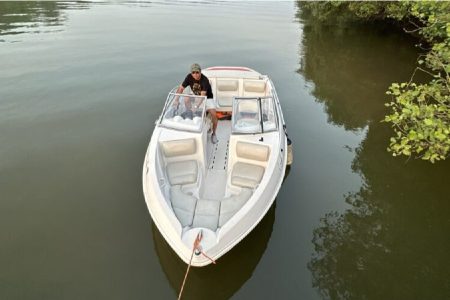 The Eagle Speedboat Cruising in Goa