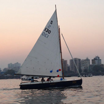 Sailing at Gateway of India, Mumbai, Seabird Sailboat