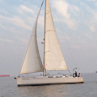 Sailing at Gateway of India, Mumbai, Grand Soleil 45 Yacht