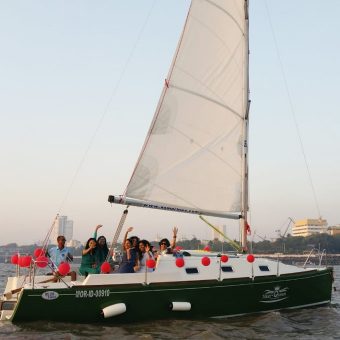 Sailing at Gateway of India, Mumbai (XS 26 Yacht)