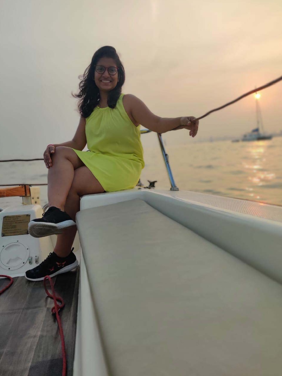 Sunset Sailing on a Yacht at Gateway of India, Mumbai