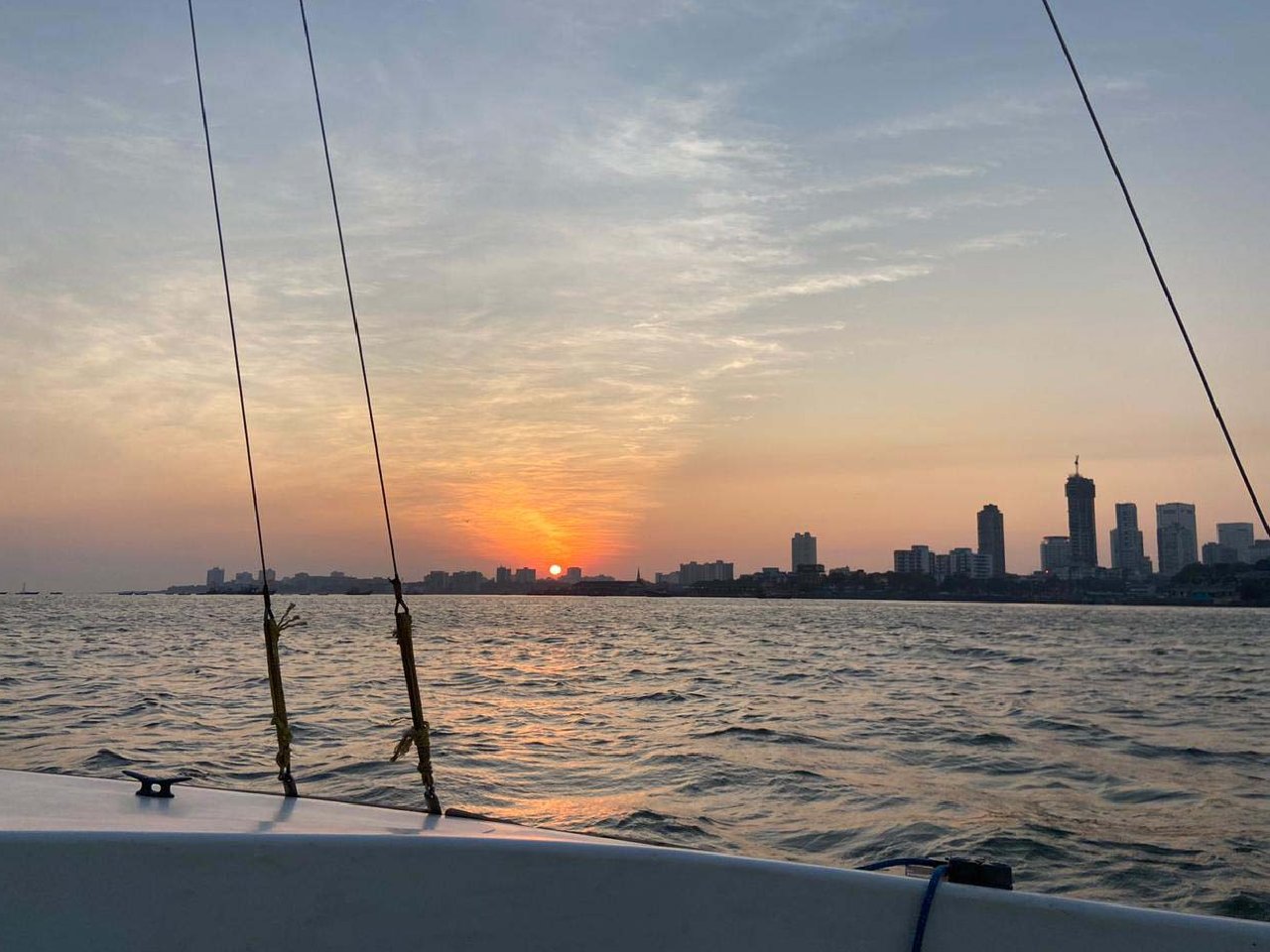 Sunset Sailing on a Yacht at Gateway of India, Mumbai