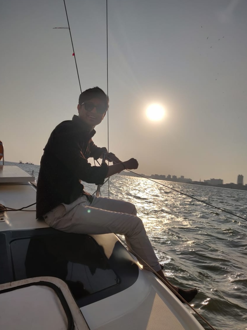 Sunset Sailing on a Yacht at Gateway of India, Mumbai