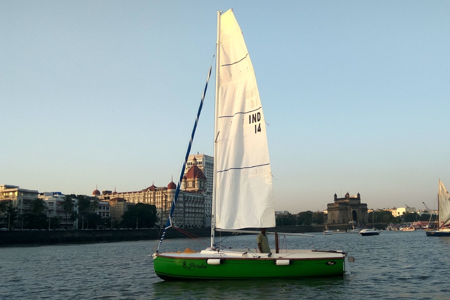Yacht Sailing in Mumbai at Gateway of India. XS 63 Sailboat (8 Seater)