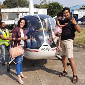 Prachiti Deshpande's Review for Helicopter Ride in Mumbai (Robinson R44 Helicopter)