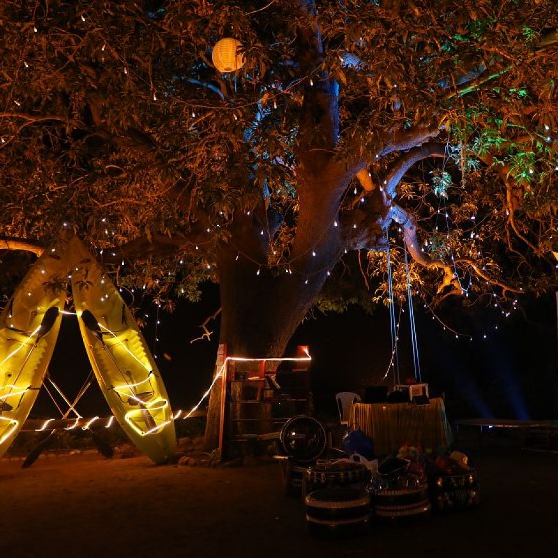 Camping in Alpine Tents at Z-Bac Adventures Kolad