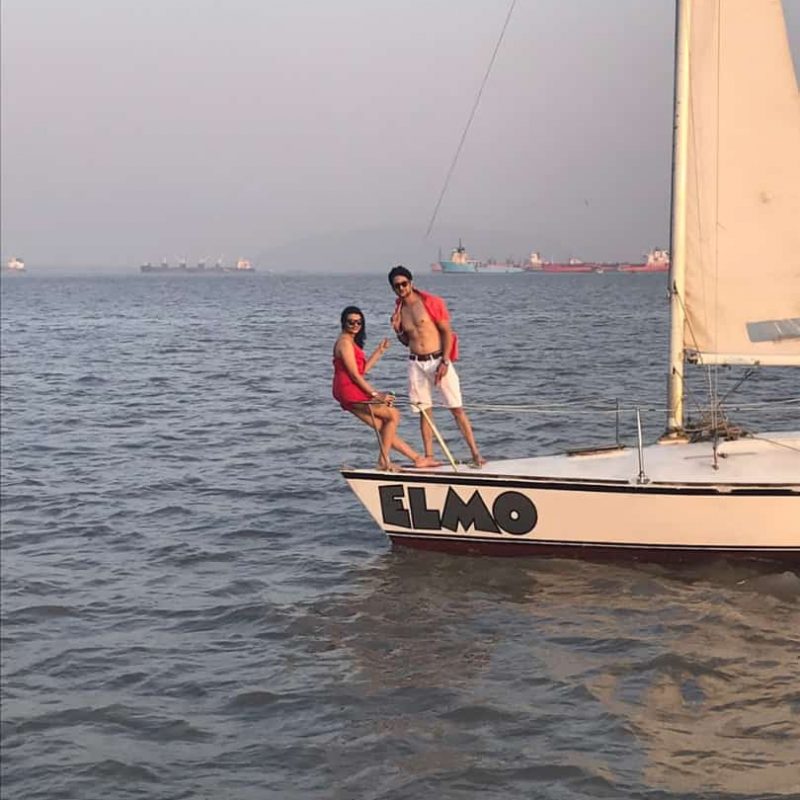Sailing at Gateway of India, Mumbai (J24 Class Sailboat)