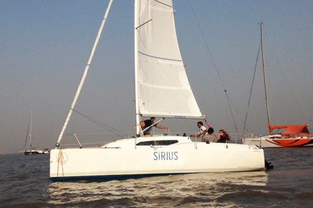 Sailing at Gateway of India, Mumbai, Fareast 26 Yacht