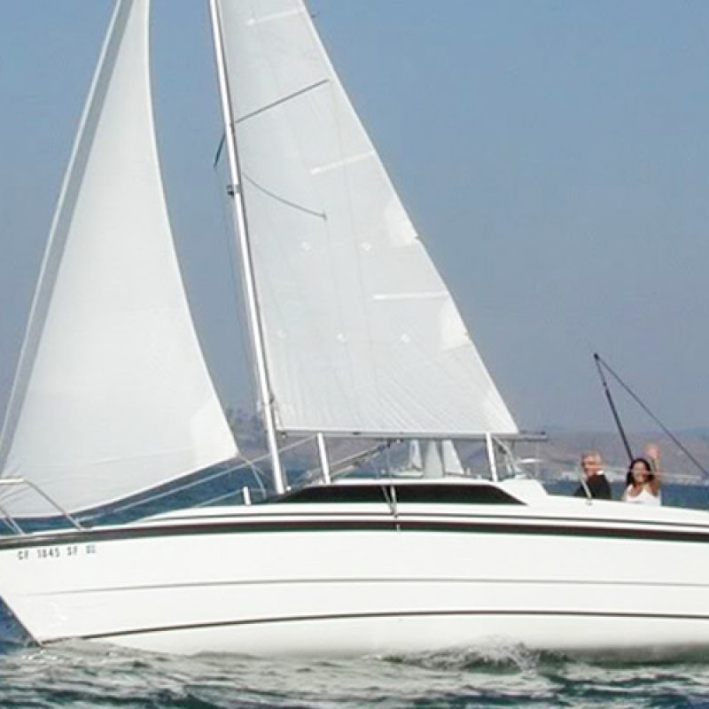 Sailing at Gateway of India, Mumbai, Macgregor 26 Sailboat