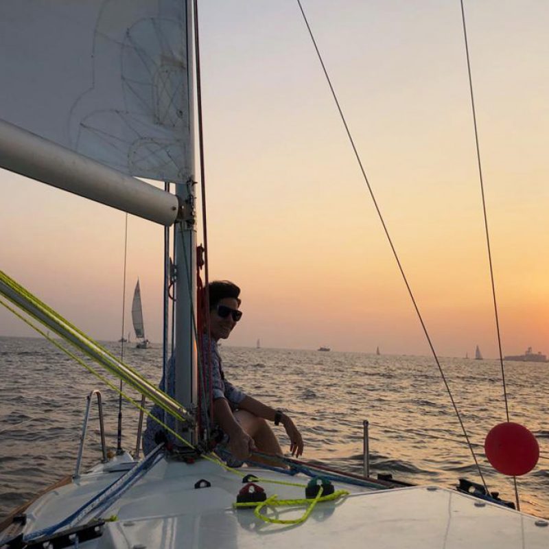 Sailing at Gateway of India, Mumbai (XS 26 Yacht)