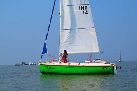 Sailing at Gateway of India, Mumbai (XS 63 Sailboat - 8 Seater)